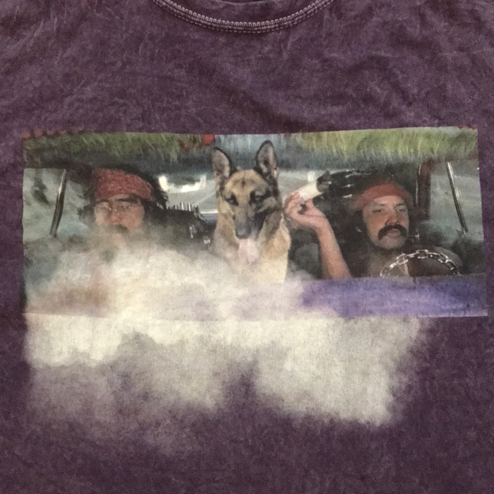 B wood purple tee shirt - Picture 2 of 5
